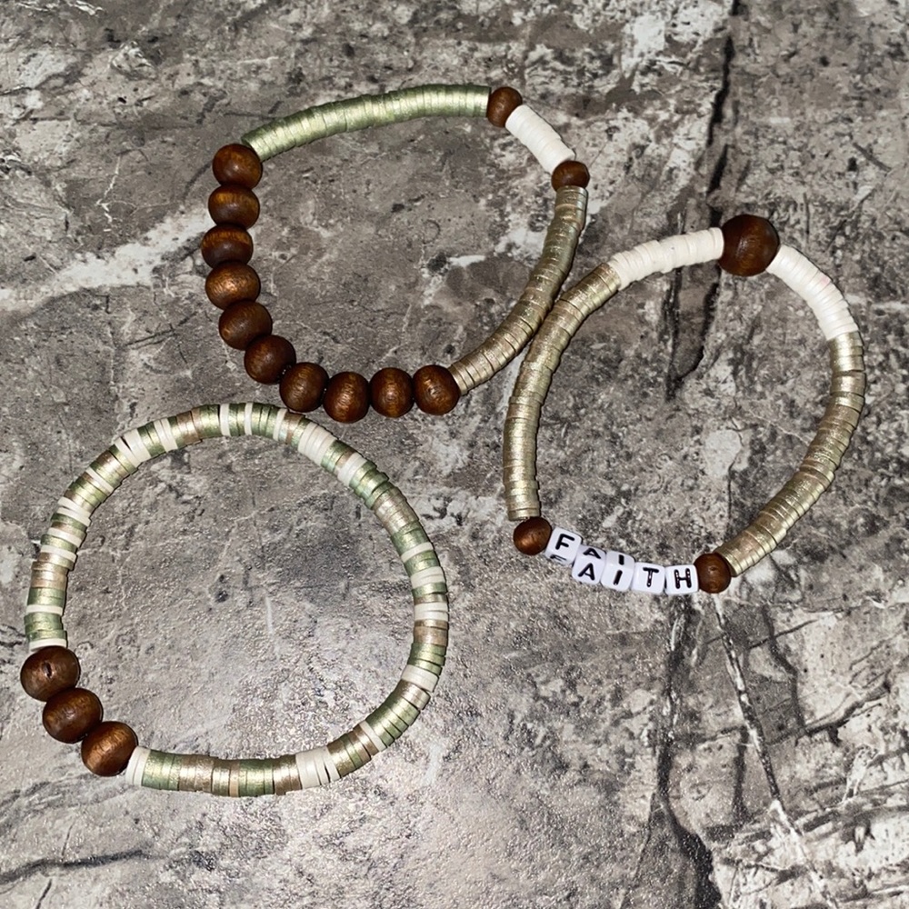 Faith bracelet set